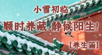 【節(jié)氣養(yǎng)生】小雪初臨：順時(shí)養(yǎng)藏，靜候陽(yáng)生！